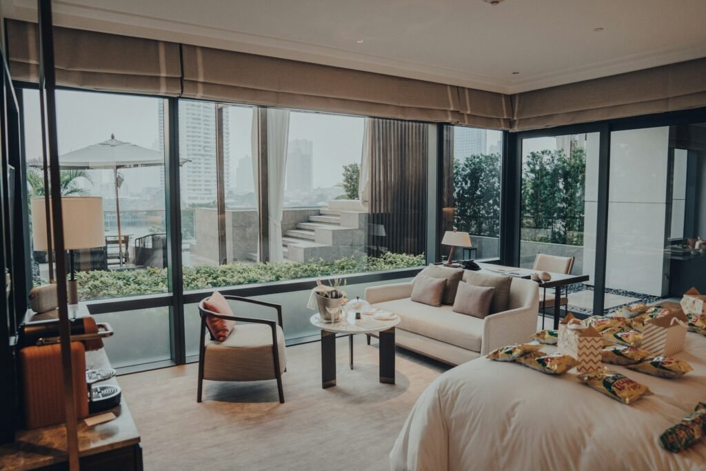 Modern apartment interior used for Airbnb hosting in Dubai